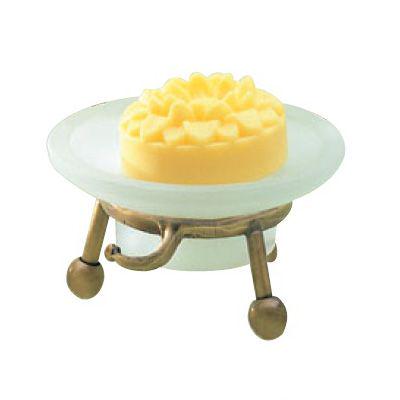 Мыльница настольная (держатель цв.бронза, стекло матовое), Piccadilly XX