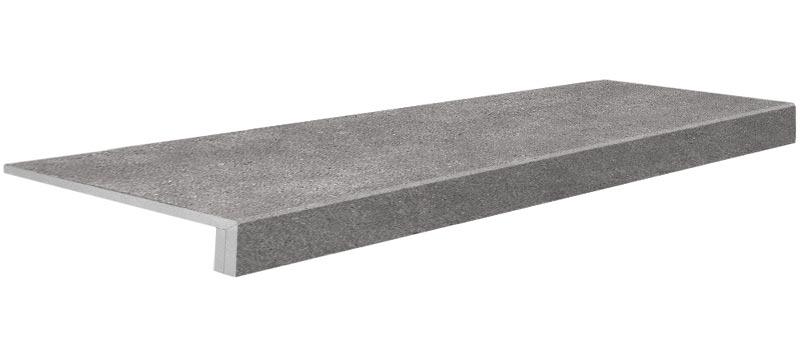 Ступень Евро Проходная Фондамента серый обрезной (n060491)|34,5x119,5