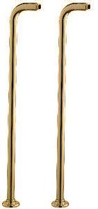 Трубa (1 ШТ.!!!) для подвода воды к смесителю д/ванны из пола, розетка в компл., (цв. бронза), 3М KL