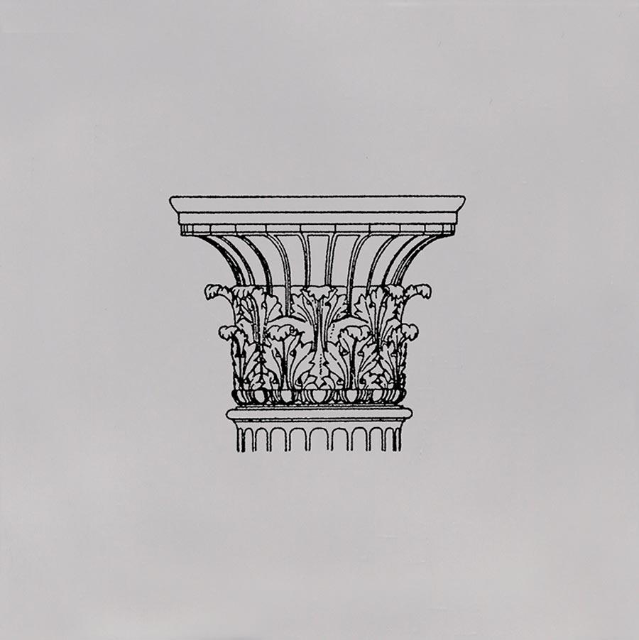 Декор Авеллино серый Капитель D502 |15х15