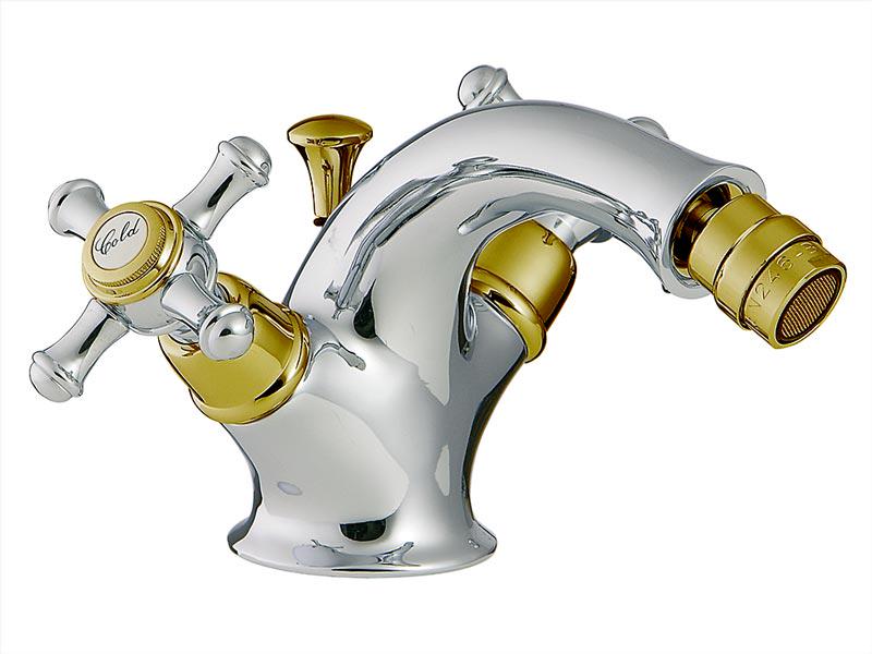 Смеситель для биде с д/к (хром/золото), Old italy ZZ