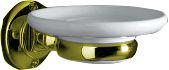 Мыльница настенная (цв. золото / керамика) Victoria ZZ