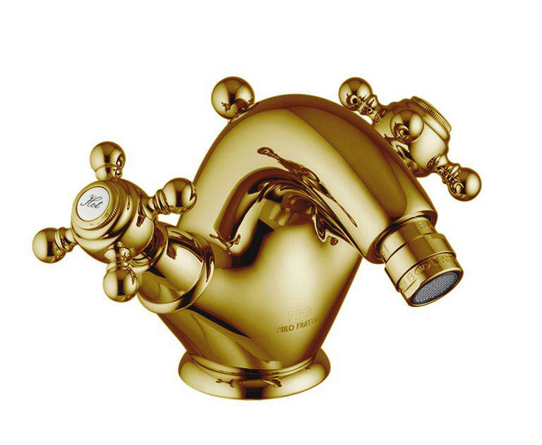 Смеситель для биде, с д/к, (цв.золото), Elizabeth ZZ