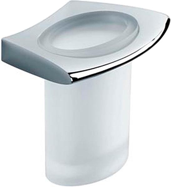 Стакан настенный, (стекло мат., крепл.цв.хром), Land