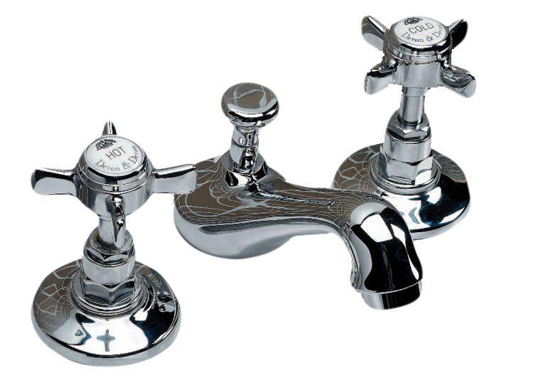 Смеситель для биде, на 3 отв., c д/к, (цв. хром), Coventry ZZ