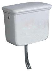 Бачок "Средний" с крышкой, для чаши унитаза, подвод воды сбоку справа/слева, БЕЗ механизма смыва с трубой соед., арт.D 11 хх, Lante