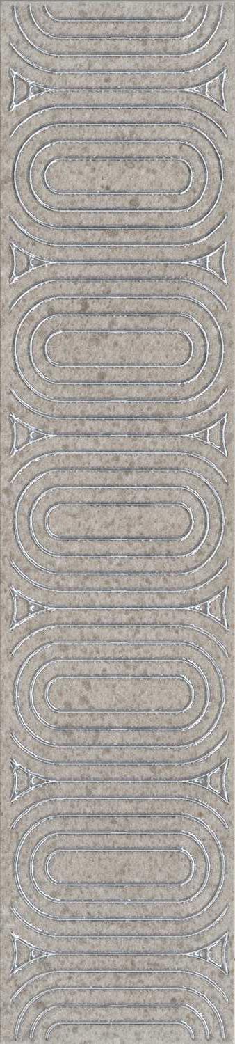 Бордюр Безана серый обрезной |25x5,5