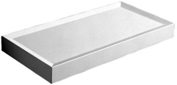 Полка 50х15хh3см, (матовая белая керамика), Young ZZ