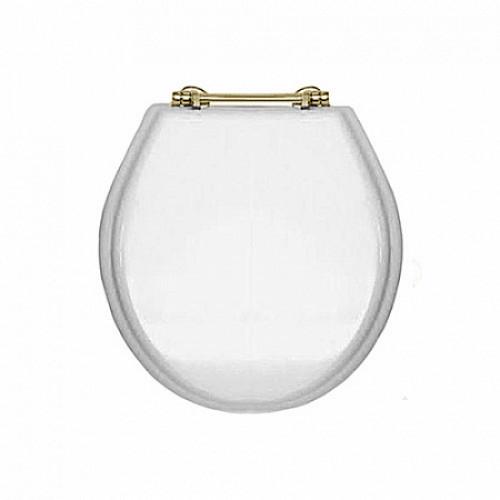 Сиденье для унитаза, с микролифтом, (МДФ крашеное полуглянцевое цв.Deep Black, петли цв.хром), Rose ZZ