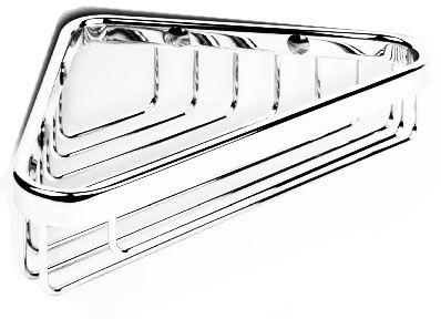 Полочка-решетка угловая 20хh4.5см (цв.хром), Basic ZZ