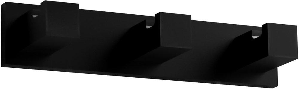 Крючок тройной, матовый черный, LookZZ