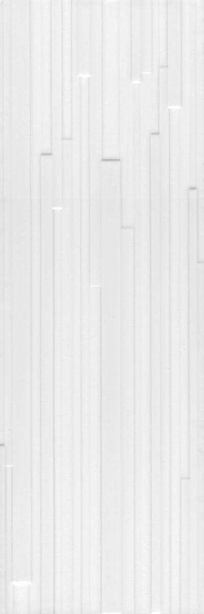 Бьянка белый матовый полоски 20x60