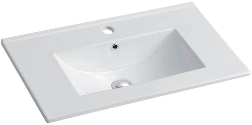 Раковина 710x395x170мм керамическая, цвет белый ZZ