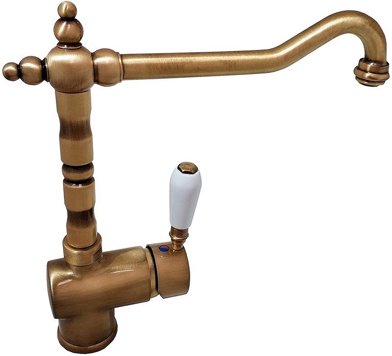 Смеситель для кухни, (цв.бронза), Cox ZZ