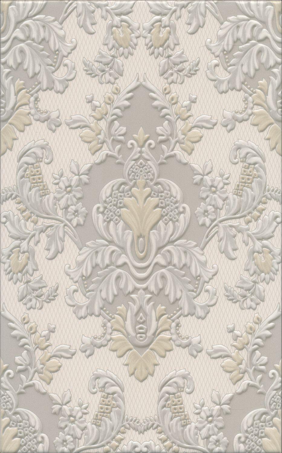 Декор Браганса бежевый матовый XX|25х40