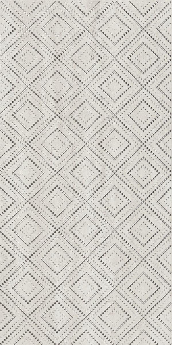 Декор Сан-Марко серый светлый матовый обрезной 40x80