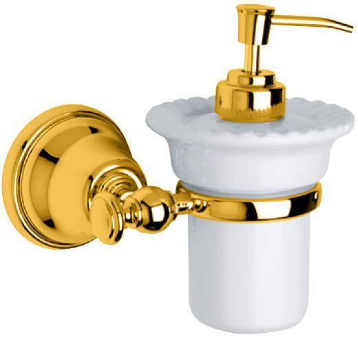 Дозатор настенный (цв.,золото/керамика) Harmony ZZ