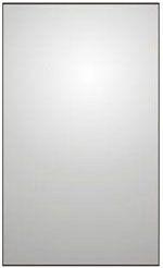 Зеркало 60х100х3см, верт./гориз. монтаж, с выключателем и розеткой, без светильника, крепл. в компл., Colombo ZZ