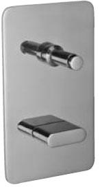 Смеситель для душа, встраиваемый в стену, с переключателем, (цв. хром) Pao Spa ZZ