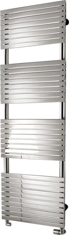 Полотенцесушитель h1435х500мм,(подкл.470мм)на ГВС/сист.отопл.,до 8bar,450W,G 1/2,(крепл, клап Маевск.в ком),БЕЗ кр/перек.,(полир.нерж/ст) Stefania ZZ