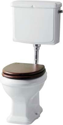 Бачок "Средний" 430х190хh390мм, подвод воды сбоку справа/слева, (БЕЗ механ. смыва, соед. трубы и боковой ручки смыва арт.D 11...), Arcade ZZ