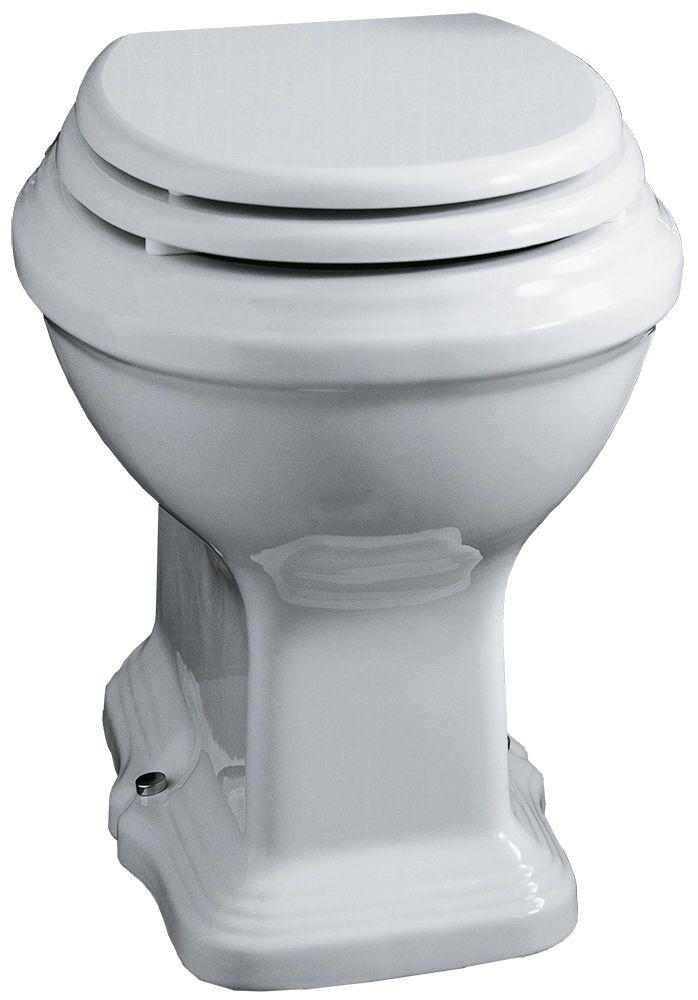 Чаша унитаза 365х470(550)хh390/420мм, ВЫПУСК В ПОЛ,  для "Среднего" и "Высокого" бачка, БЕЗ сиденья и крепл. к полу, (цв. белый), Arcadе ZZ