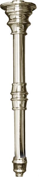 Кронштейн потолочный 40см для верх. душа (латунь), D&D ZZ