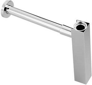 Сифон для раковины 1"1/4, "Quad" квадратный (цв.хром) Cisal ZZ