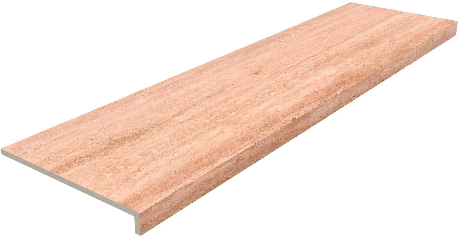 Peldano Recto Travertino Beige Anti Slip 119.7x31.5x14