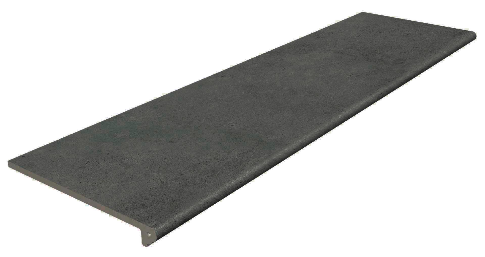 Peldano Redondeado Urban Grafito Liso 119.7x33x14