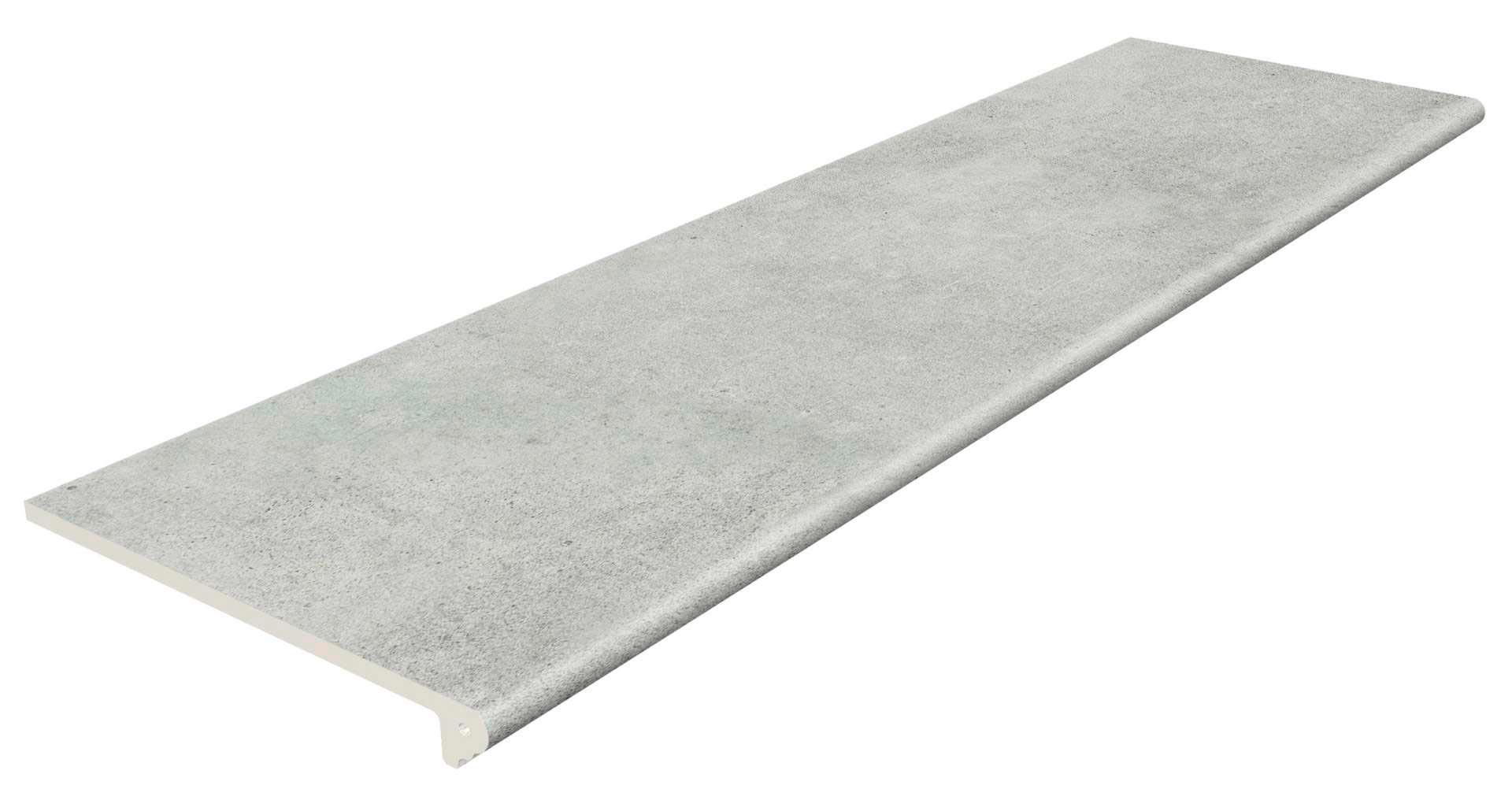 Peldano Redondeado Urban Gris Liso 119.7x33x14