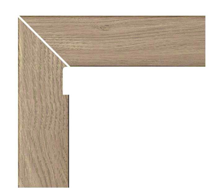 Zanquin Redondeado Ordesa Natural Izda (Lift) Liso 8x29,3/9,5x27,3