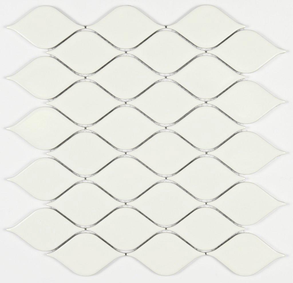 Melany White glossy (48x86x6) ZZ 26,4x28