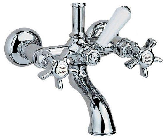 Смеситель для душ.стойки с изливом (цв.хром/ручки Dames Anglaises), Nicolazzi ZZ