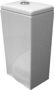 Бачок для унитаза, механизм смыва 3/6л. в компл., подвод воды снизу слева, Sculture