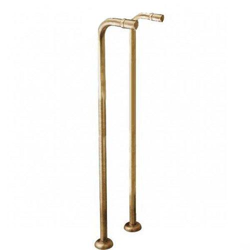 Трубы (2 ШТ.!!! ) для подвода воды к смесителю д/ванны из пола h820мм , декор.чашка в компл., (цв.Antique gold), Nicolazzi ZZ