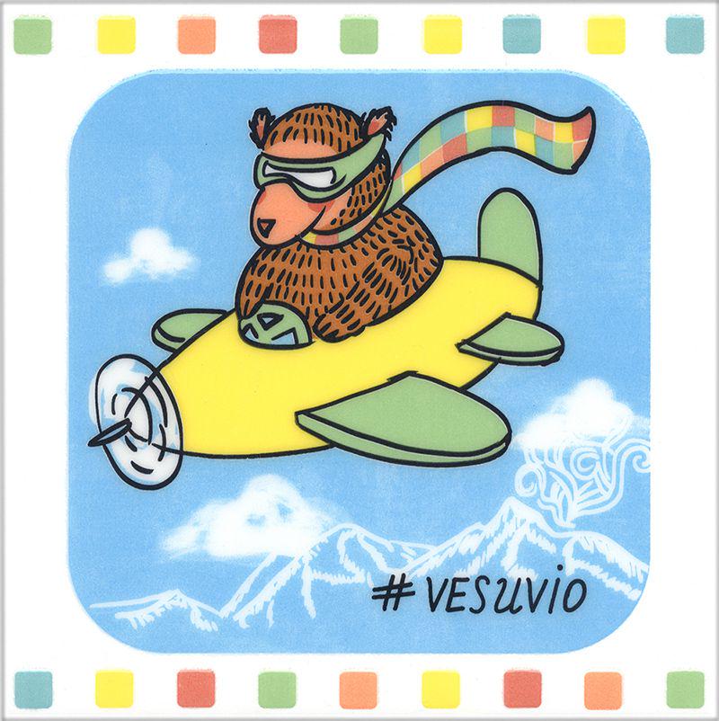 Декор Большое путешествие Везувий ZZ |20х20