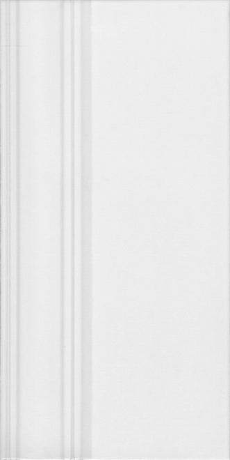 Плинтус Монфорте белый матовый обрезной 20x40