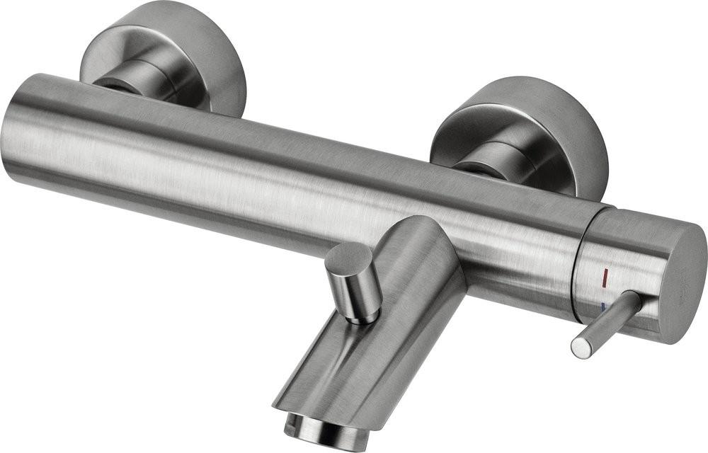 Смеситель для ванны, (цв.сталь), Light ZZ