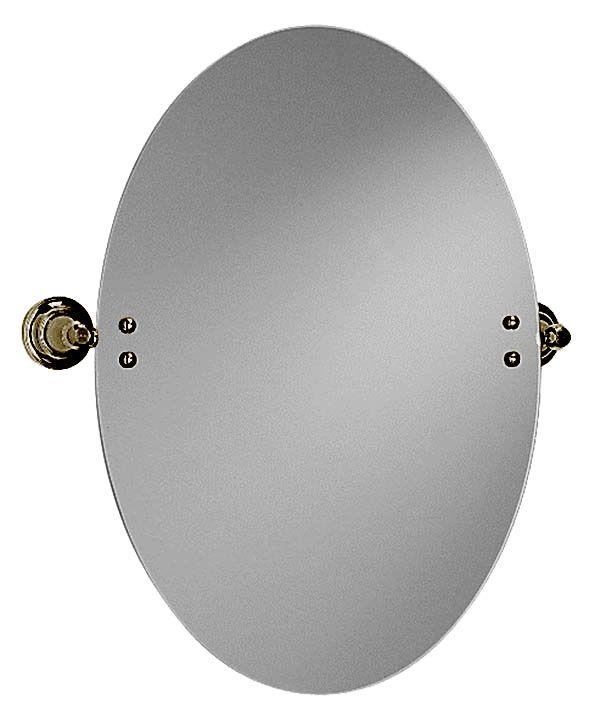 Зеркало овальное 485(552)хh597мм, поворотное, (крепления металл цв. бронза), Lincoln ZZ