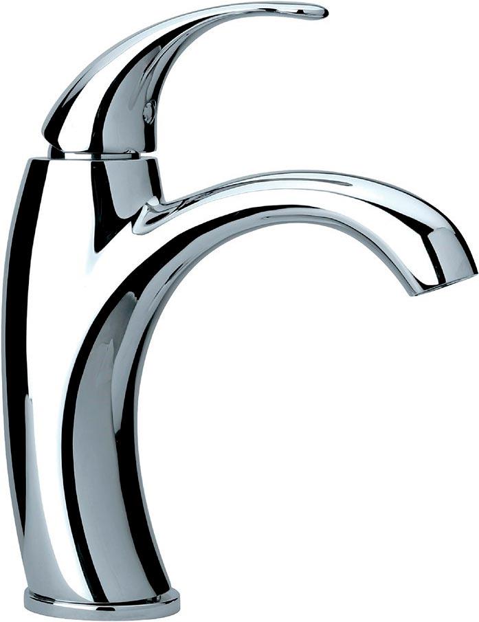 Смеситель для раковины, БЕЗ д/к, (цв.хром), Fiori XX