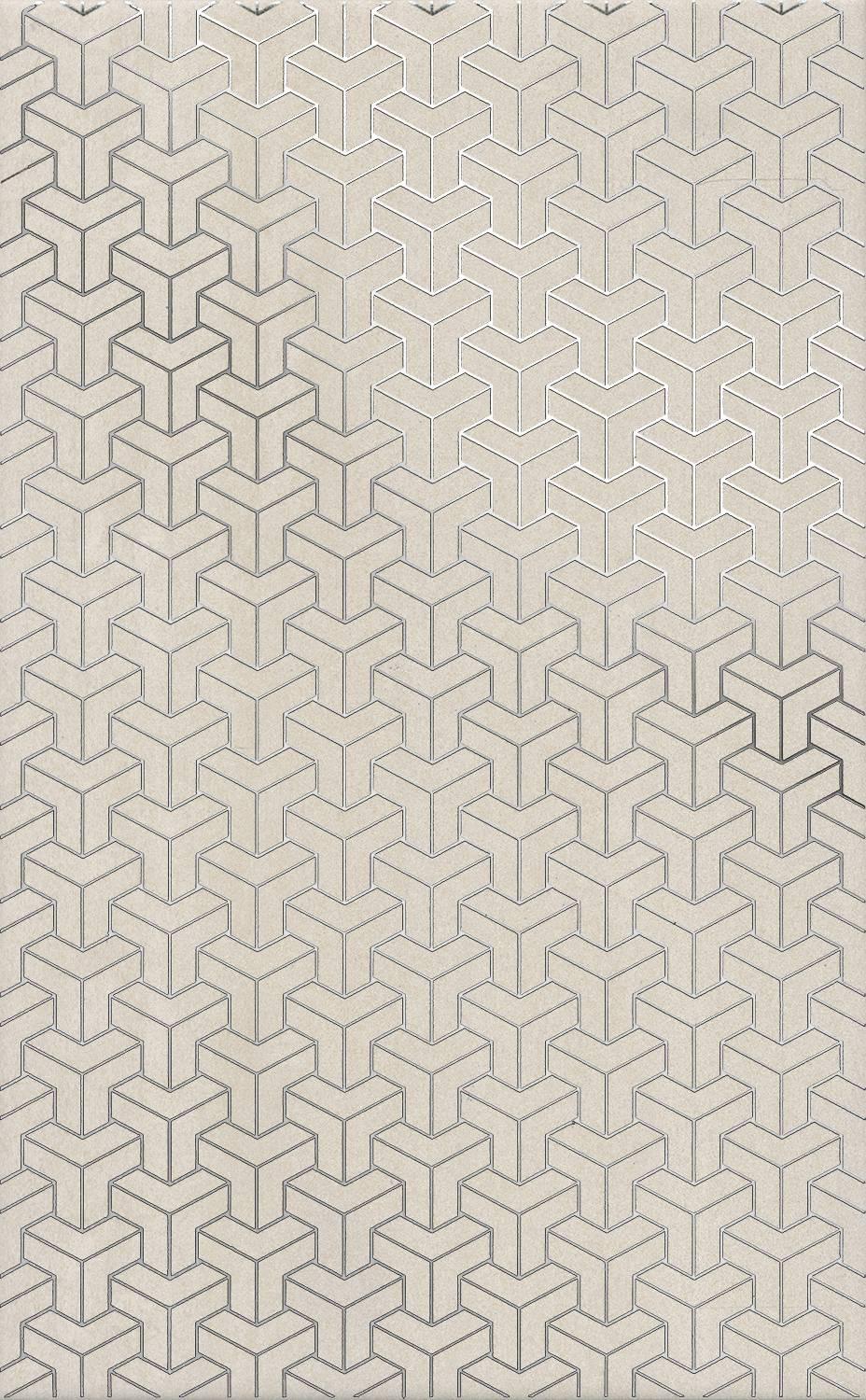 Декор Ломбардиа бежевый |25x40