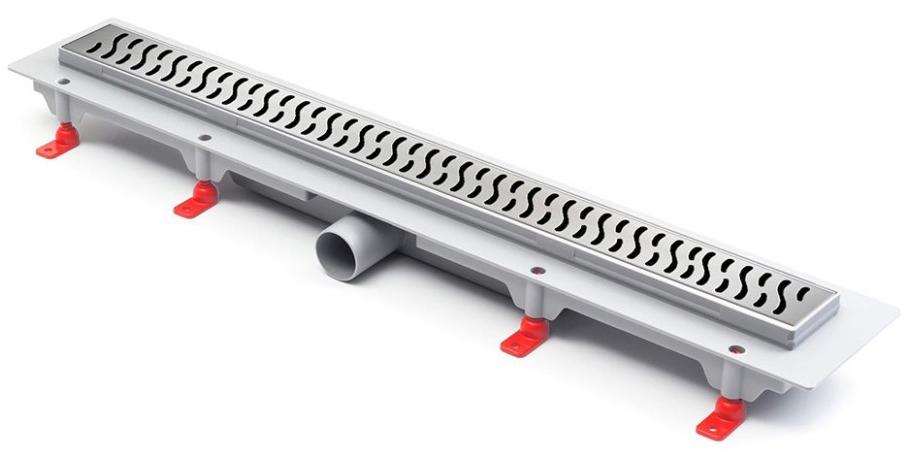 Душевой лоток с рамкой Harmony 850 мм D40, хром глянец ZZ