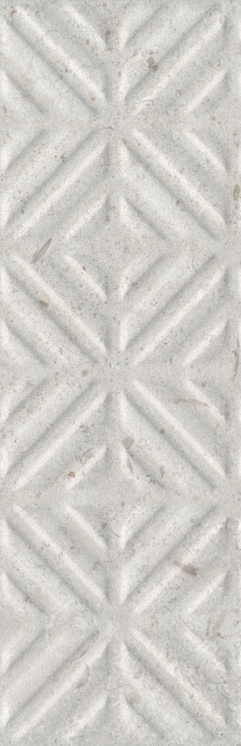 Бордюр Карму серый светлый матовый обрезной |30х9,6