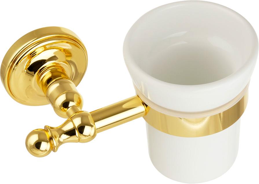 Стакан настенный, (цв.золото), Mirella ZZ