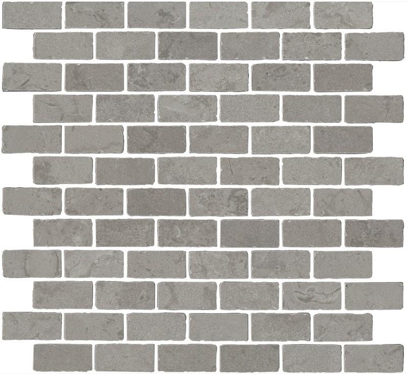 Декор Про Лаймстоун Антика 1 мозаичный серый матовый 30x32