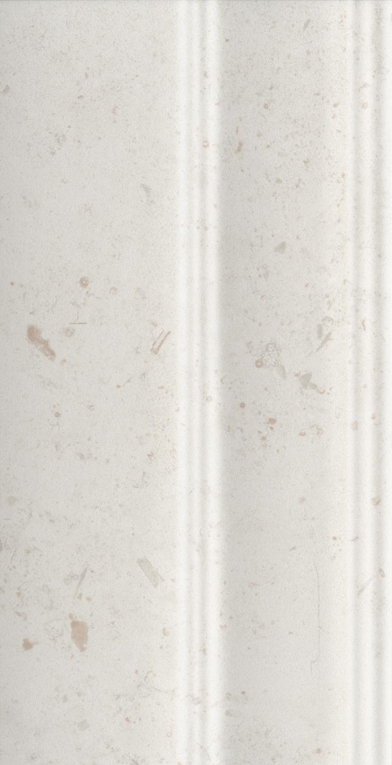 Плинтус Карму бежевый светлый матовый обрезной |30х15