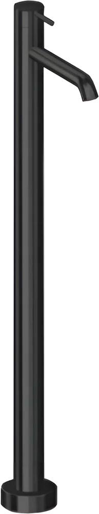 Смеситель для раковины, наполный, без д/к, встр.часть в компл., (цв.черный матовый), Circle Two ZZ