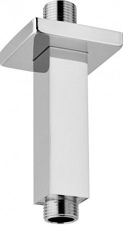 Кронштейн для верхнего душа, потолочный, 120мм, квадратный, с подводом воды 1/2, (цв.хром), Paffoni ZZ
