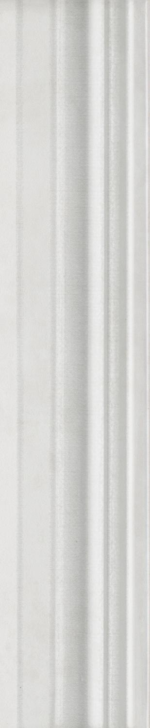 Бордюр Багет Левада серый светлый глянцевый |25х5,5